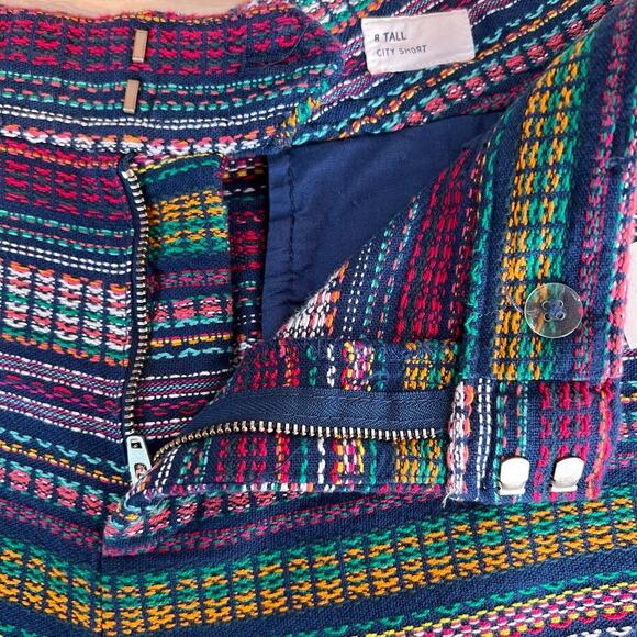 GAP 3" City Shorts in Multicolor Weave Size 8 Tall - Picture 10 of 13